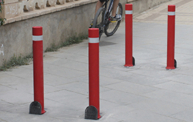 pilona flexible extraíble