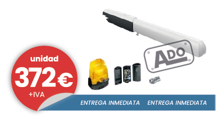 kit motor puerta batiente1 hoja hasta 3m