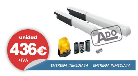 motor puerta batiente 2 hojas hasta 3m